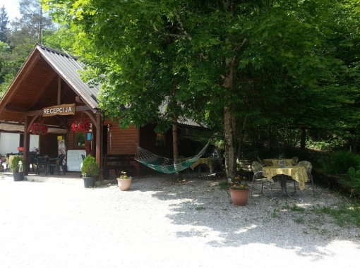 Entry to Camp Vodenca Bovec